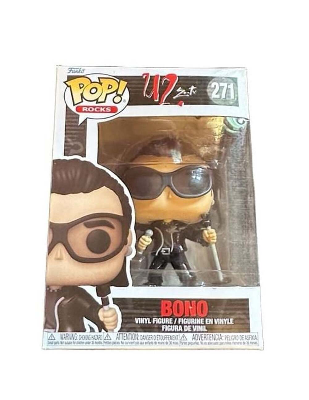 Funko Pop Rocks U2 Zoo TV Bono Vinyl Figure 271